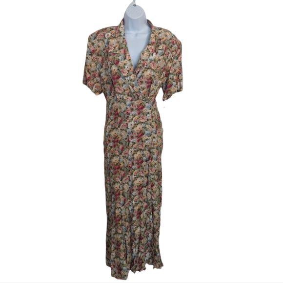 R.J. Stevens Dresses & Skirts - NWT Vintage R.J.Stevens floral long dress size 16